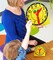Carson Dellosa 6 Mini Judy Clocks Set, 5" x 5" Student Clocks, Learn to Tell Time Clocks for Kids, Analog Clock for Kids with Movable Gears for Teaching Time Activity
